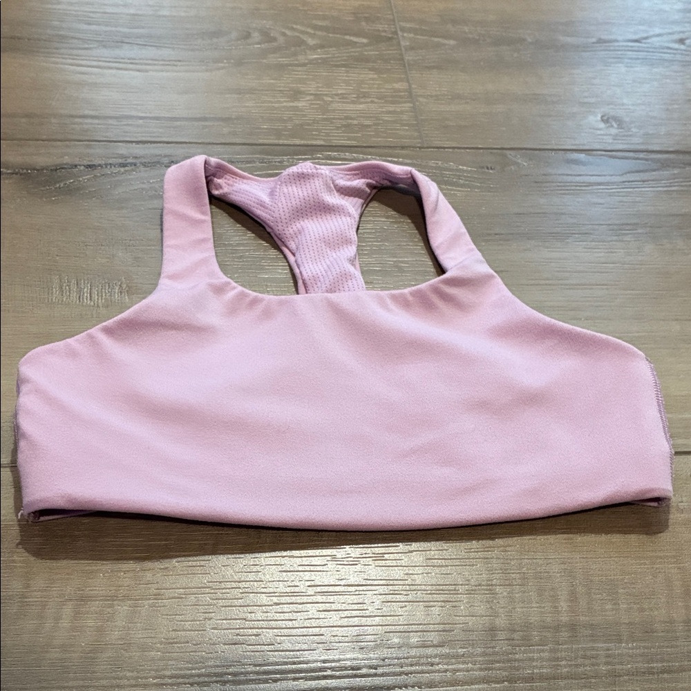 Athleta Girl’s Light Pink Racerback Sports Bra Size 7